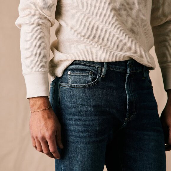 Flint and Tinder Everyday Stretch Denim - HB Slim - Atlantic - 34" x 32" - Picture 3 of 3